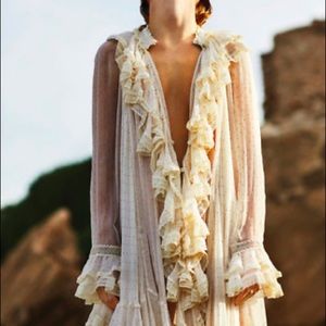 NWT Zimmermann Cavalier Ruffle Blouse